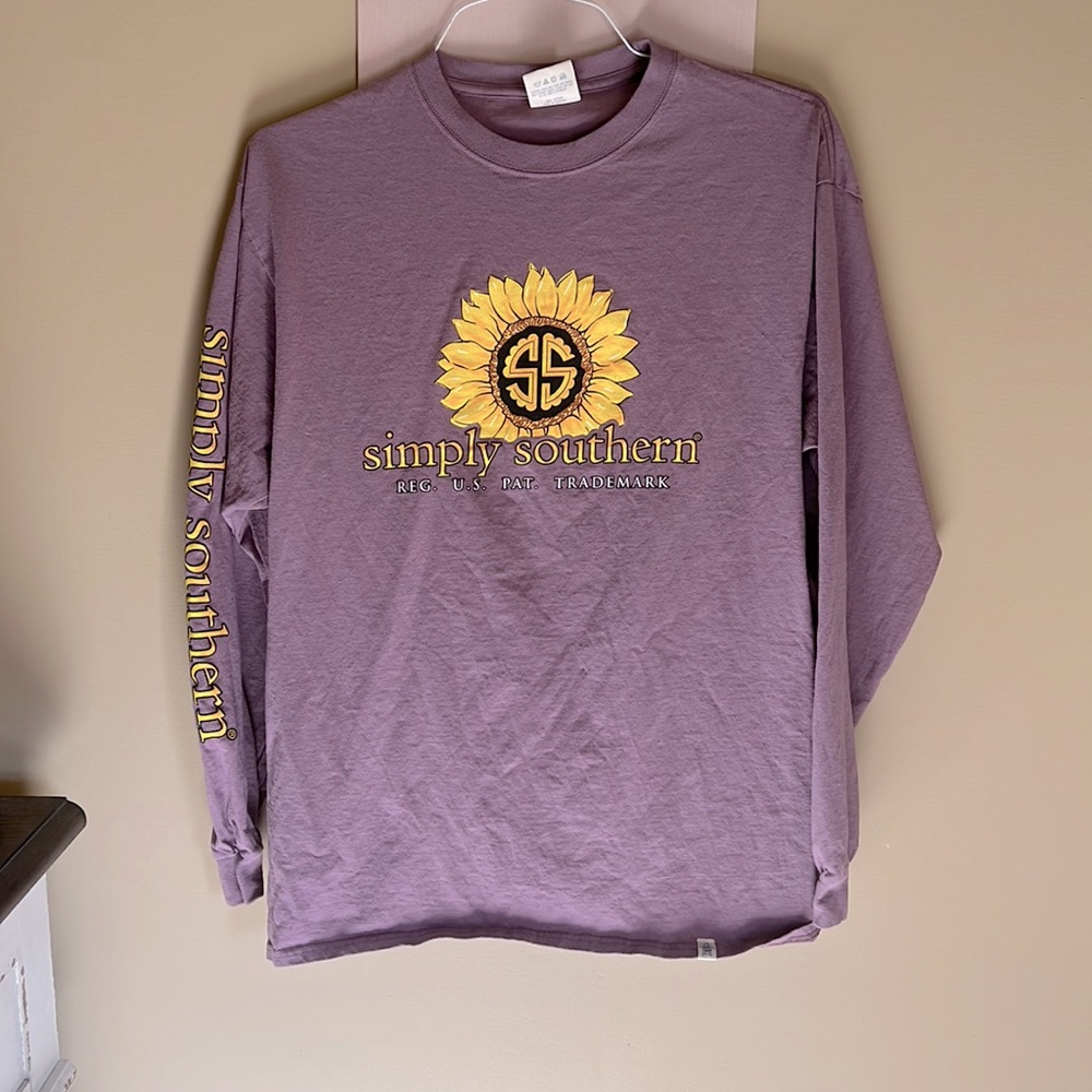 Simply southern purple long sleeve T-shirt